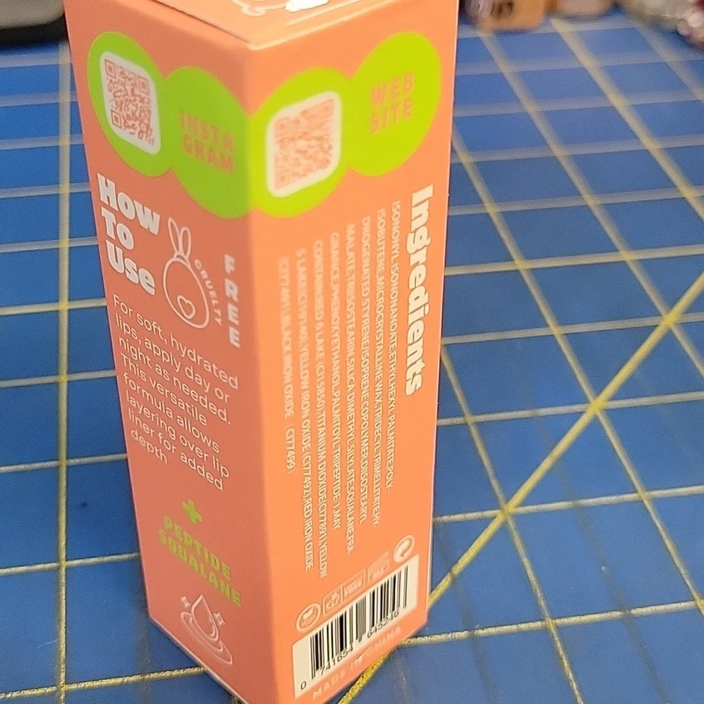 OZ + LAB Peptide Lip Treatment Hydrating Peachy 03 New Sealed Box